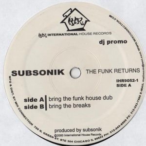 subsonik the funk returns