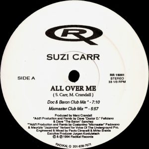 suzi carr all over me