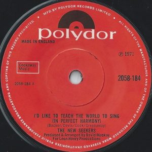 the new seekers id like to teach