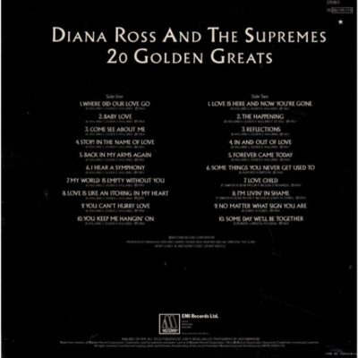 20 golden greats | diana ross & the supremes
